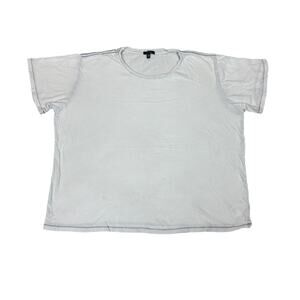 R13 Distressed Boy T Cotton Cashmere Boxy Oversized Tee Shirt Women's M